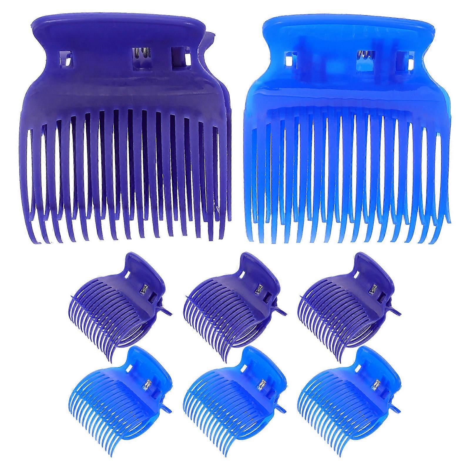 8PCS Heated Roller Clips for Hair Styling – Lightweight Claw Curlers for Salon Quality Curls at Home