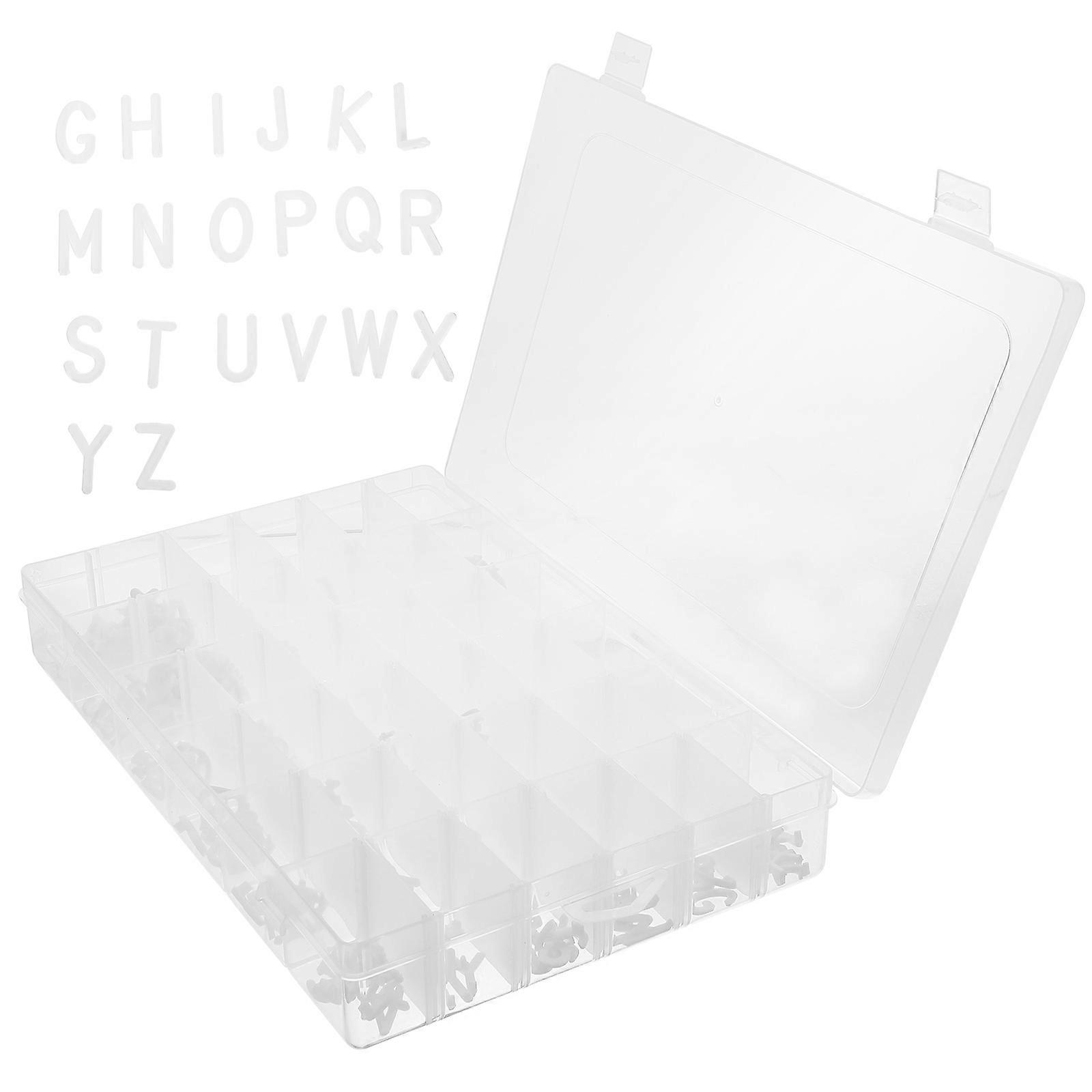 White Plastic Letter Accessories for DIY Message Boards with Felt Board Compatibility 1 Set