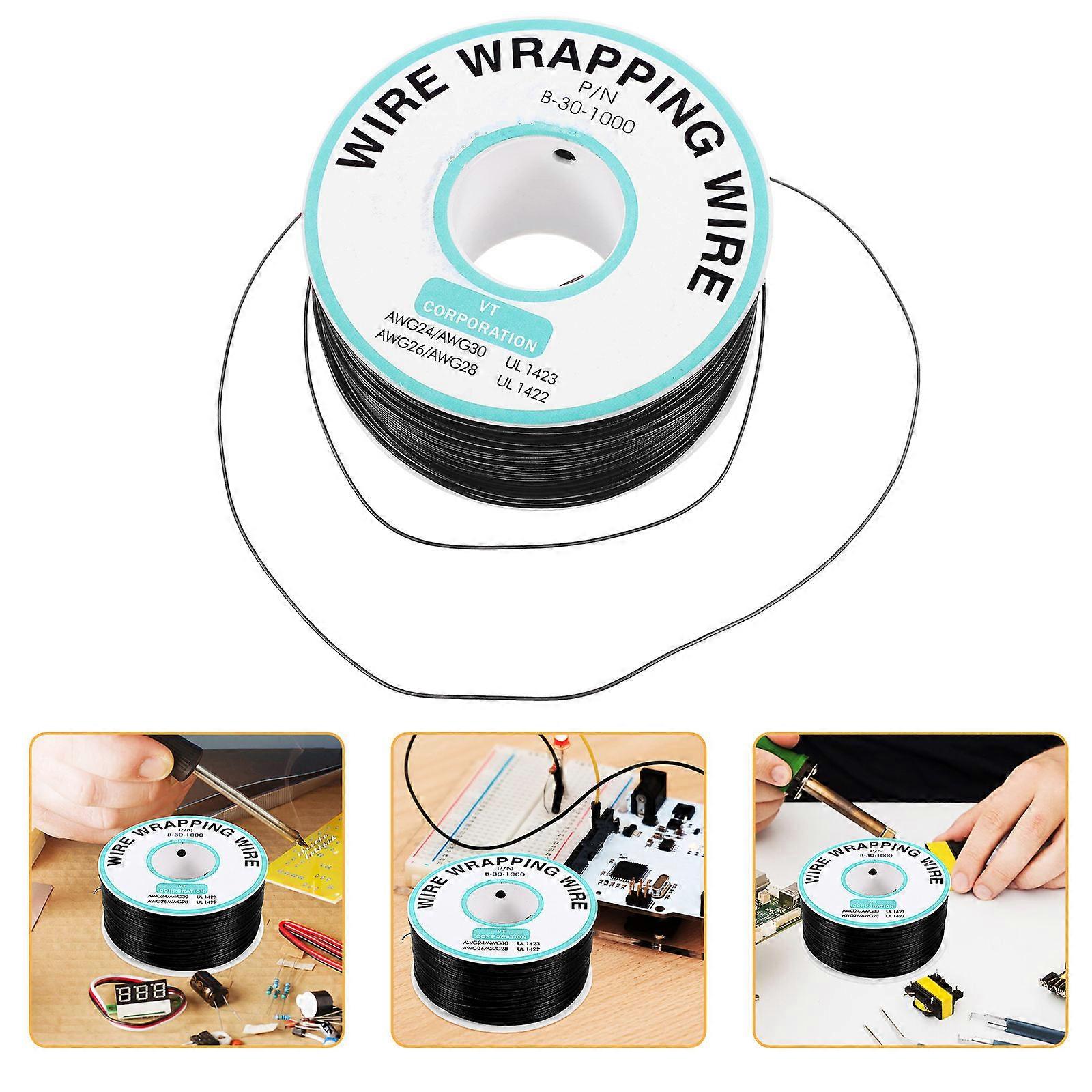 Durable PVC DIY Wire for Home Use Black 16 Gauge Ideal for RC Vehicles Appliances and Easy Installation