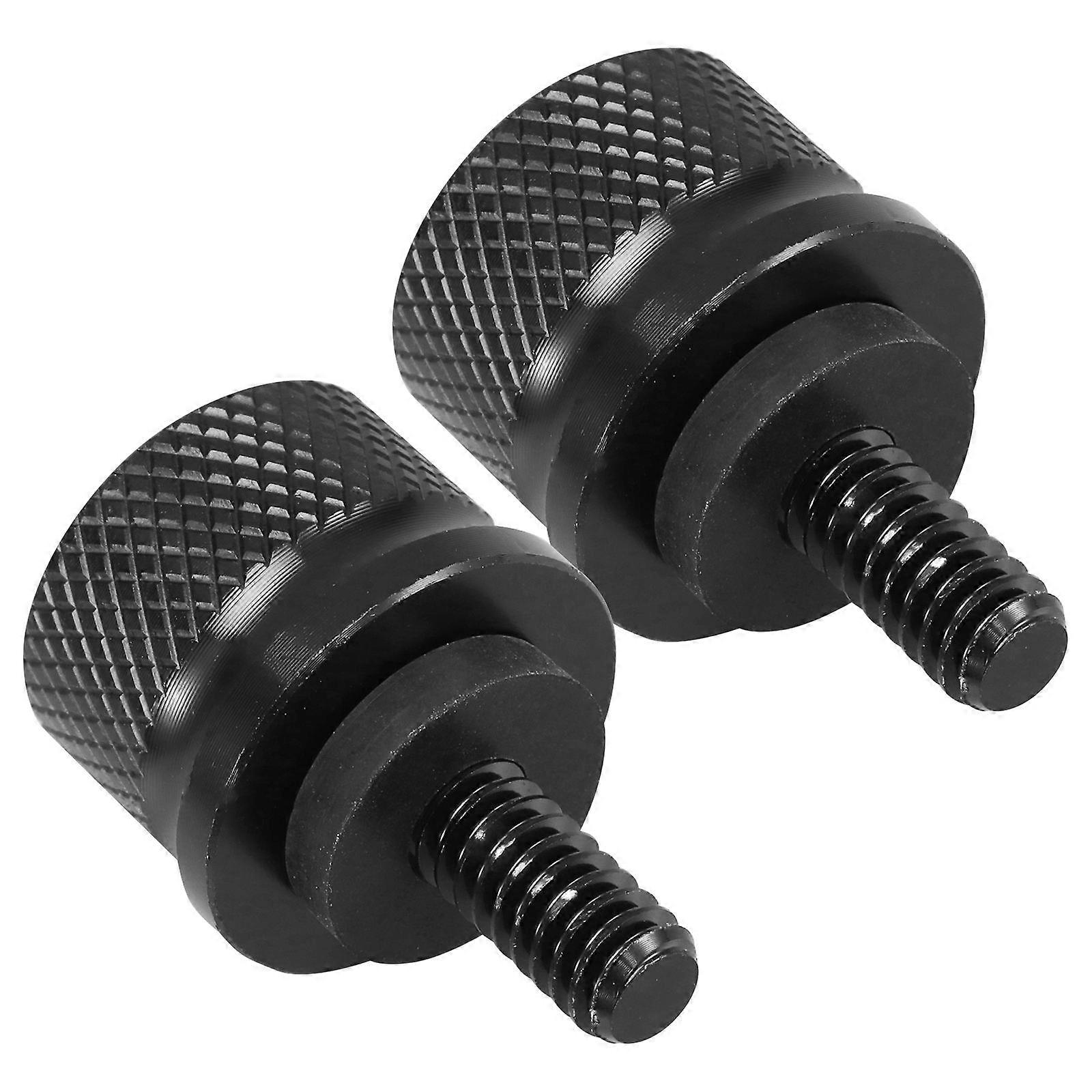 Motorcycle Screw Nut 2Pcs Quick Installation Black Motorcycle Accessories Suitable For Motorcycle Maintenance
