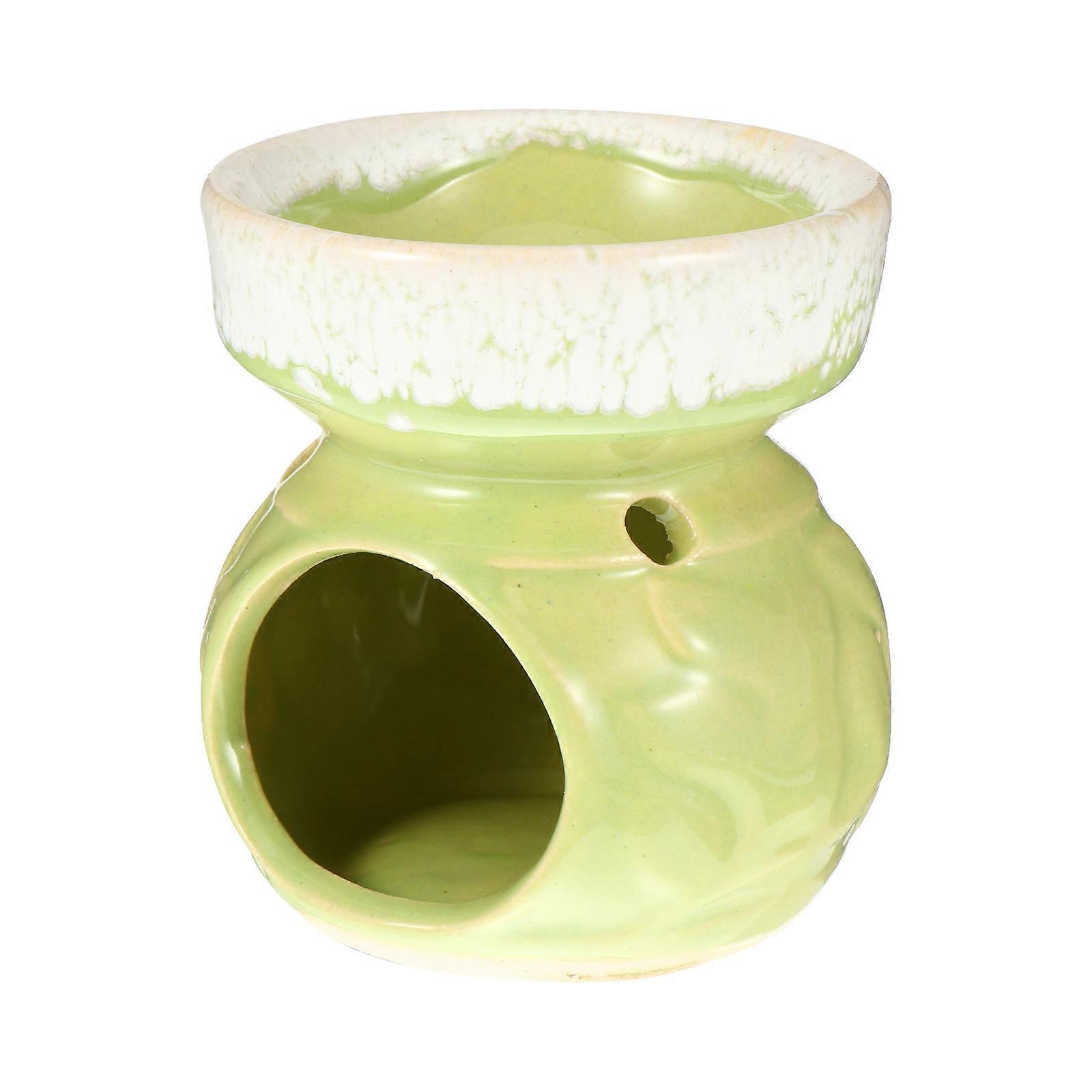 Aromatherapy Furnace Incense Burner Ornaments Home Office Decoration Green For 1Pack