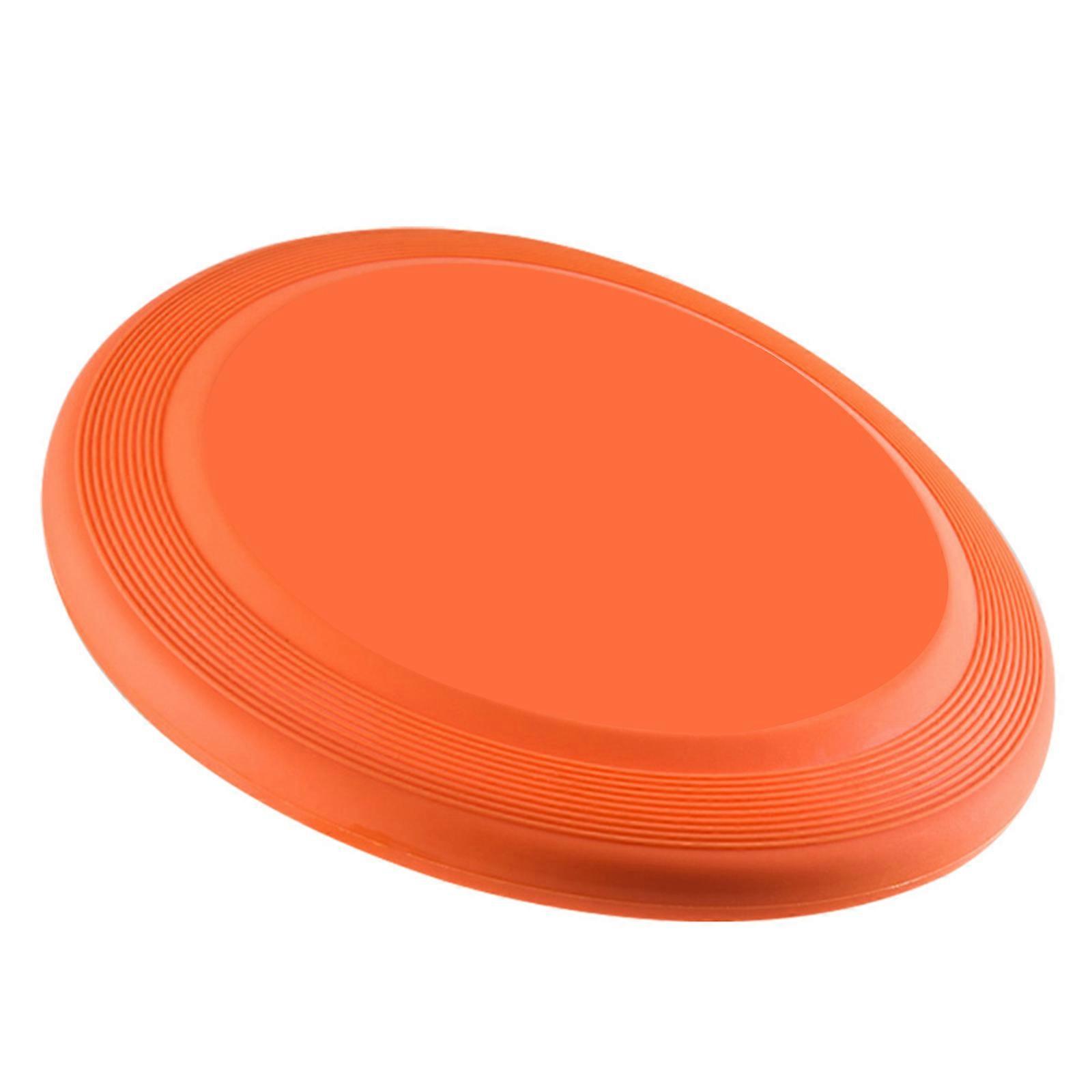 Portable Puppy Disc Featuring Teeth Grinding Function For Outdoor Play 23X23X3CM Orange 1Pcs