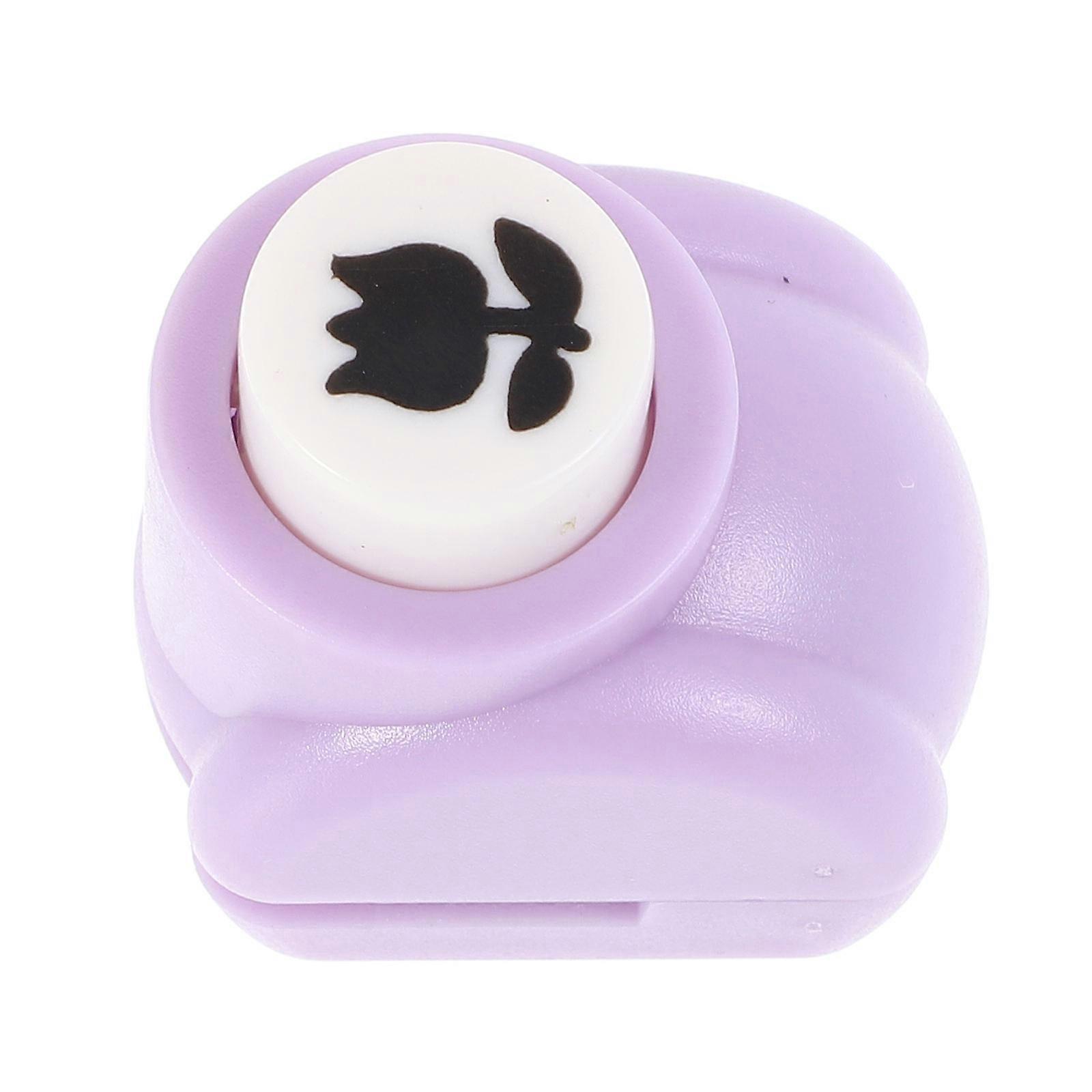 Handheld Tulip Shape Hole Puncher For DIY Craft And Home Use In Violet Color With Versatile Function 1Set