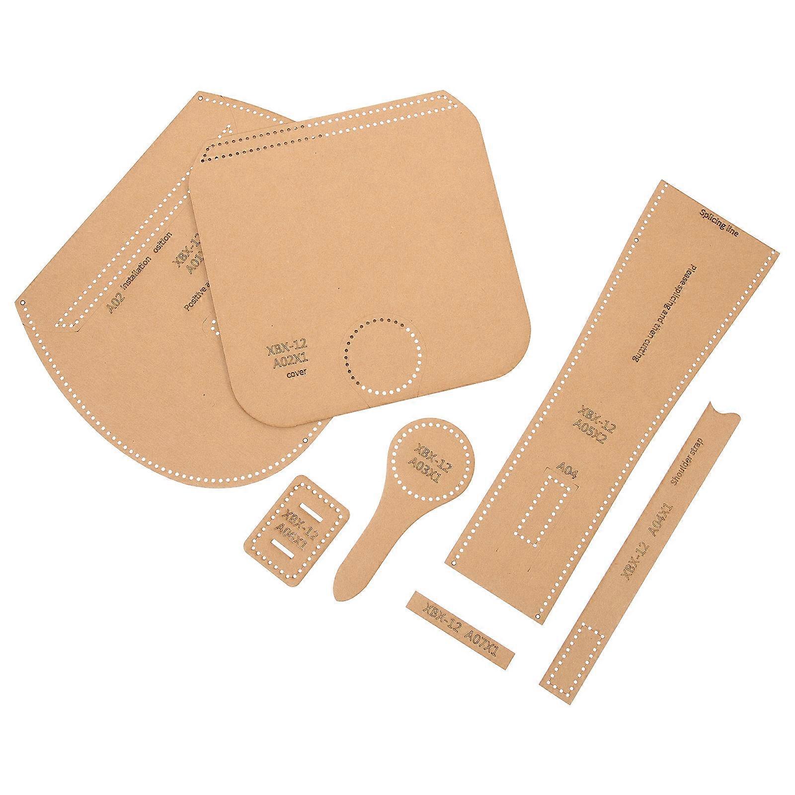 Wallet Making Template 1 Set Wallet Patterns Templates For Patchwork Light Brown Precise Measurements