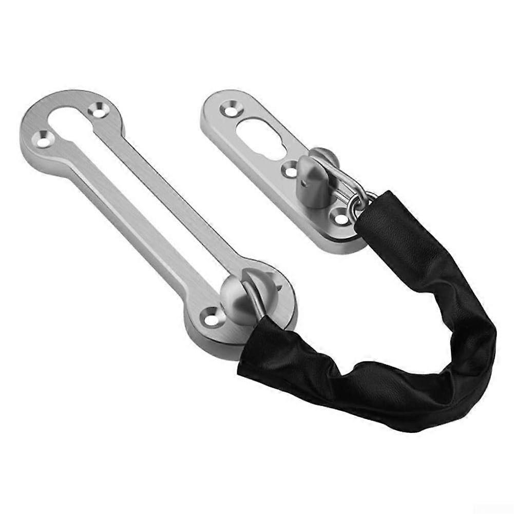 Antitheft Chain Lock Mechanism for Enhanced Home Security, Silver, Durable Design, Easy Installation