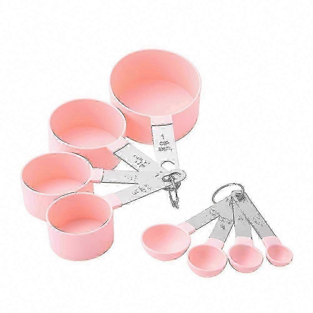 Stackable Stainless Steel Measuring Cups & Spoons Set for Baking & Cooking