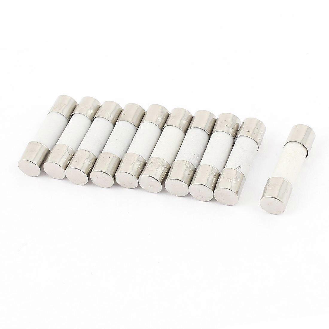 Ceramic Fuse Tube Fast Blow 250V 250mA 5mm X 20mm 10 Pcs