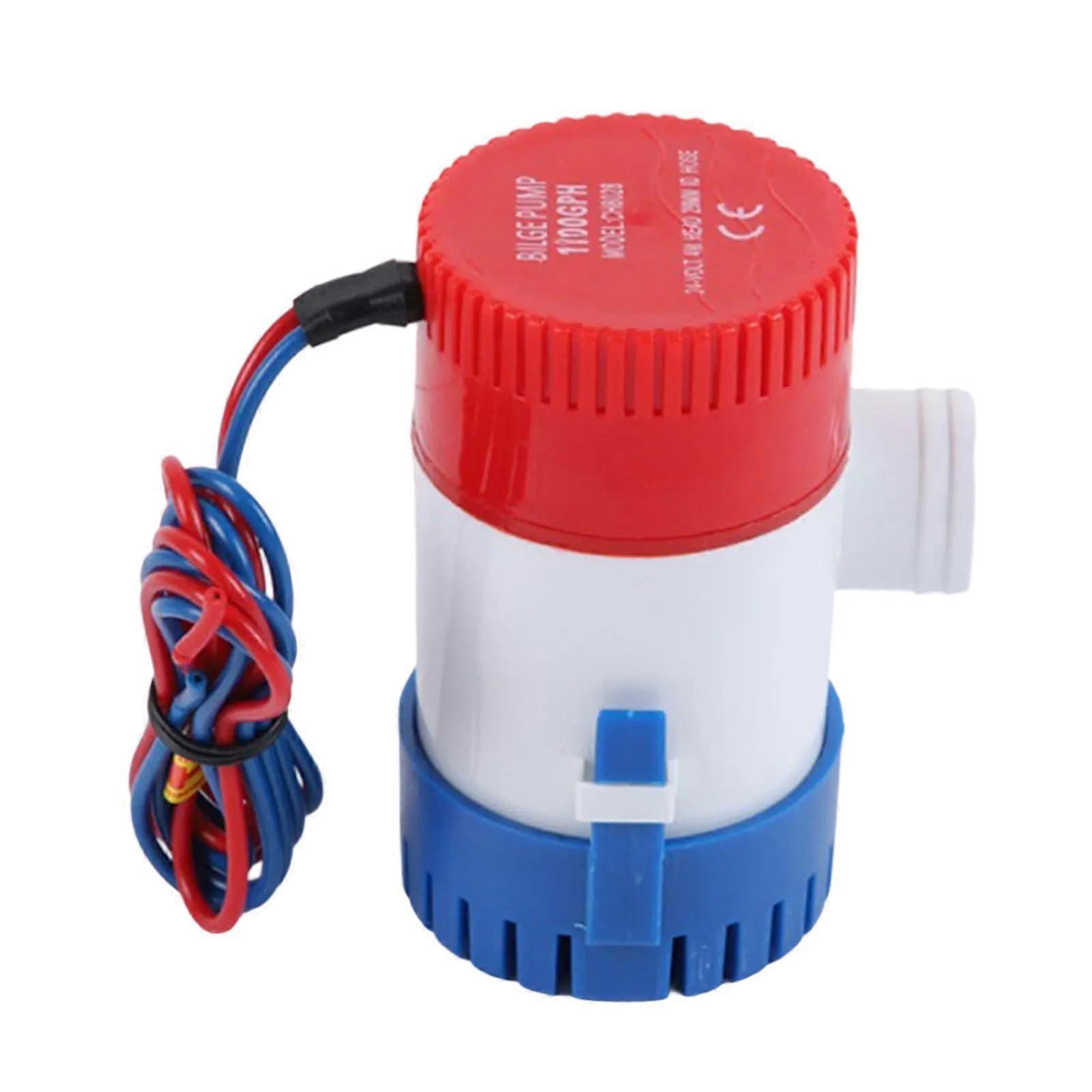 12 V/24 V Bilge Pump With Semi-Automatic Switches For Efficient Water Drainage Corrosion-Resistant Marine-Grade