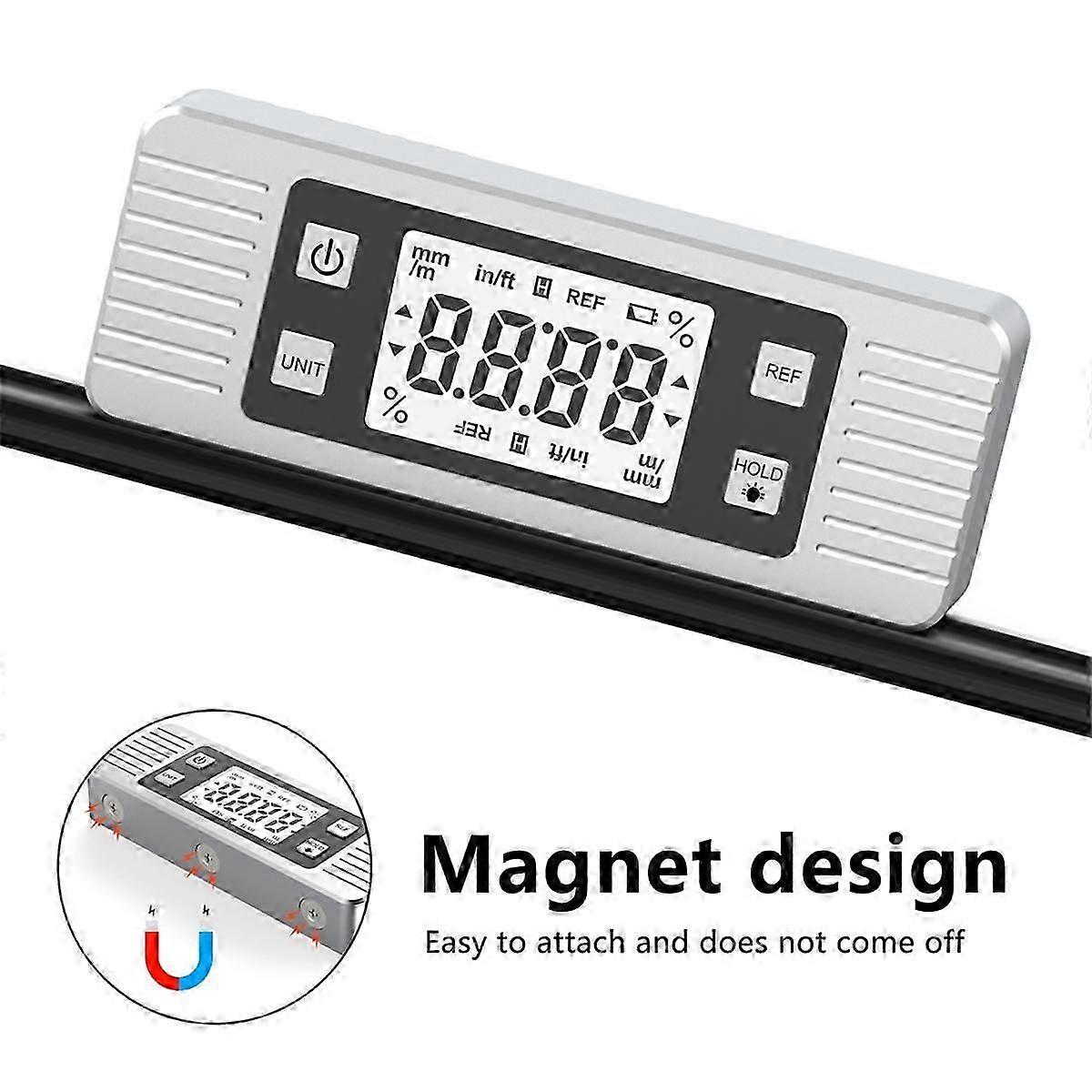 Digital Protractor Inclinometer Level Angle Meter Measuring Angle Meter Magnet 90 Degree Ruler Digit