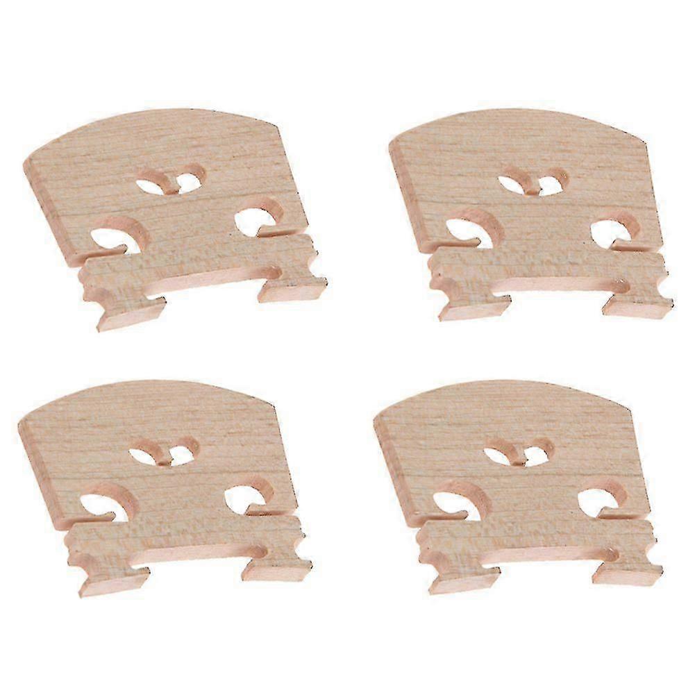 Violin parts Violin-Bridge-5pc-4/4 Maple Bridge Violin Parts, 4 Piece