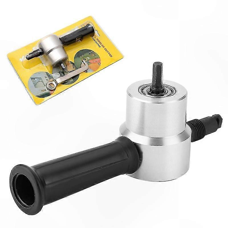 Adjustable 360-Degree Electric Punch Tool Kit for Sheet Metal, Double Head Design