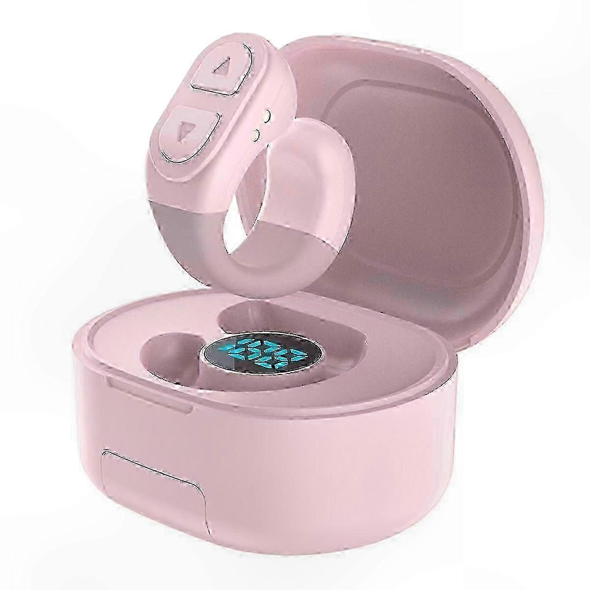 Scrolling Ring Remote Bluetooth Page Turner Clicker with Digital Charging Case for Smartphones