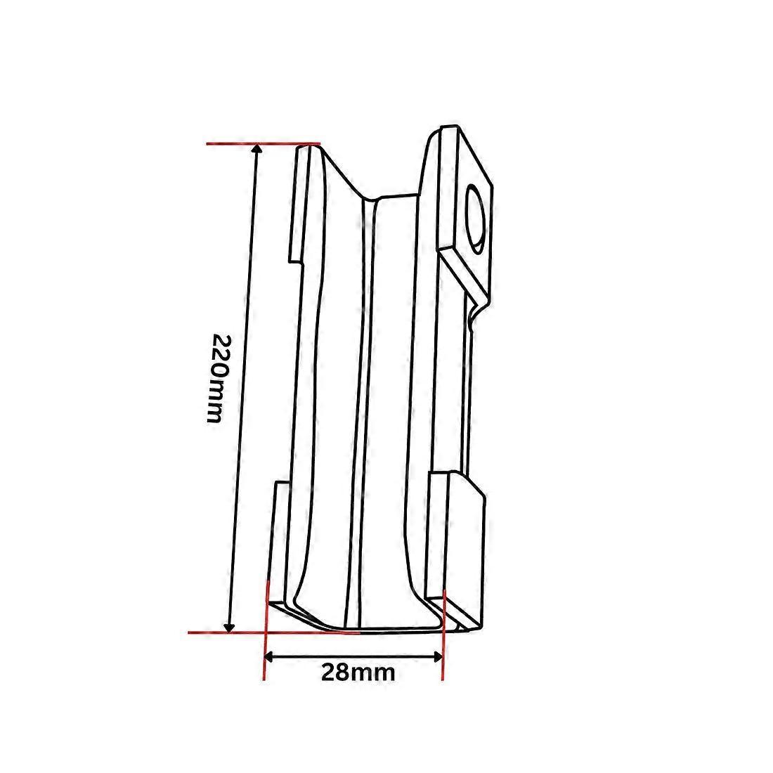Schindler Bfk10 Guide Shoe Insert 221x24x27.5 10mm