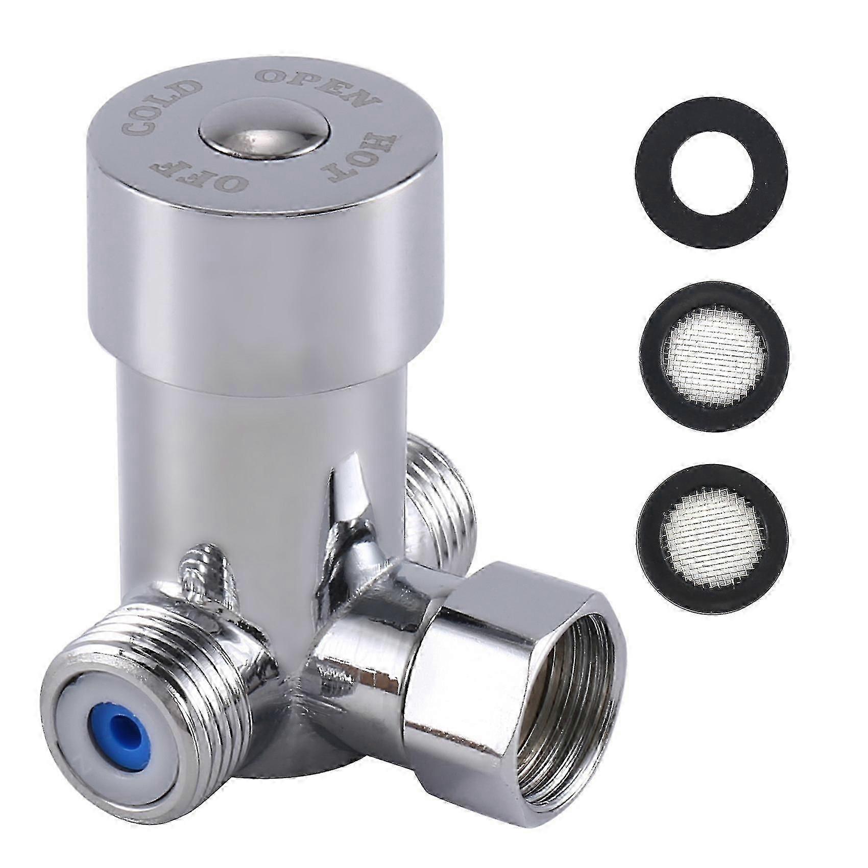 G1/2自動蛇口のための熱い冷たい水混合弁のサーモスタットのミキサーの温度制御