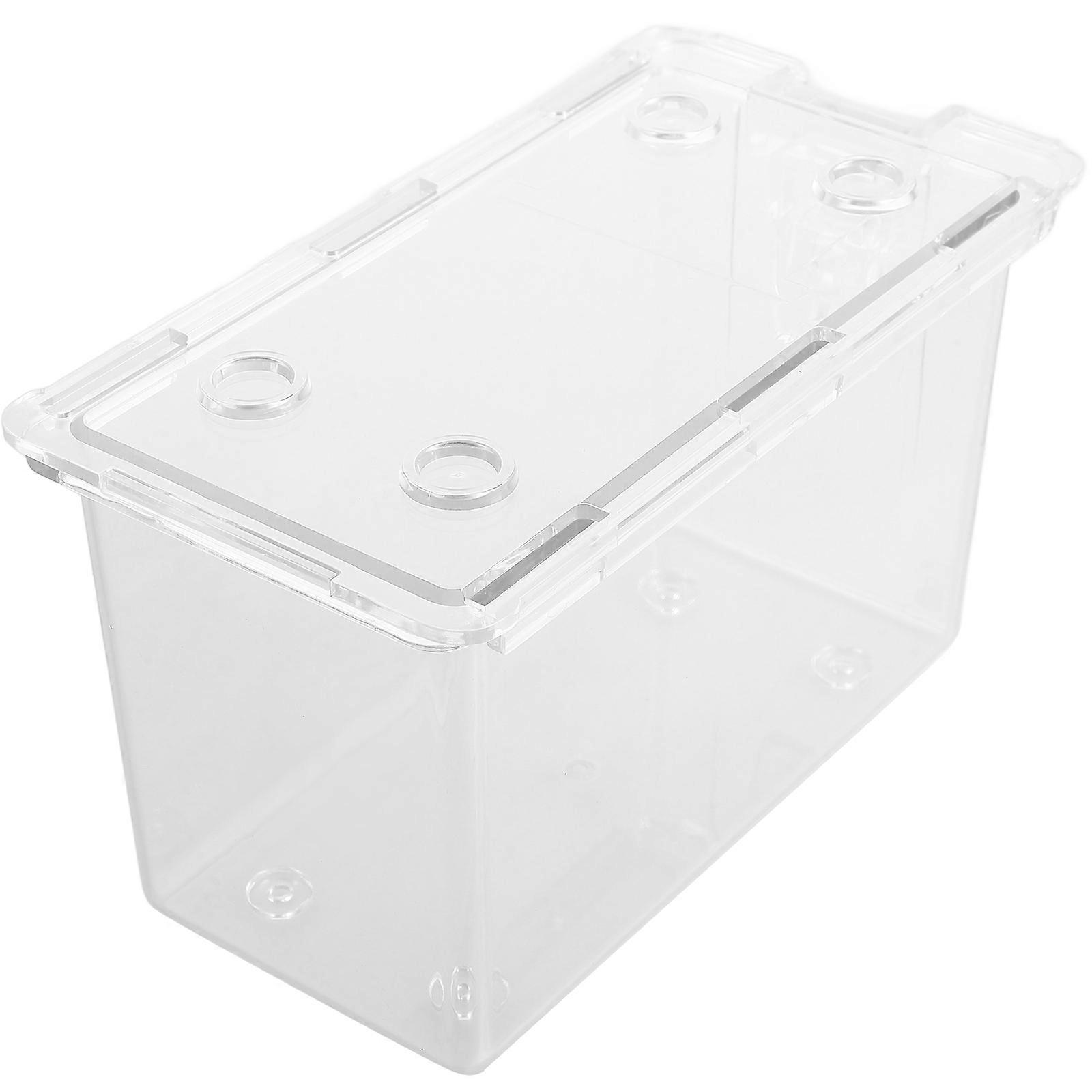 Transparent Plastic Card Storage Box for Organizing Playing Cards Portable See-through Small Gaming