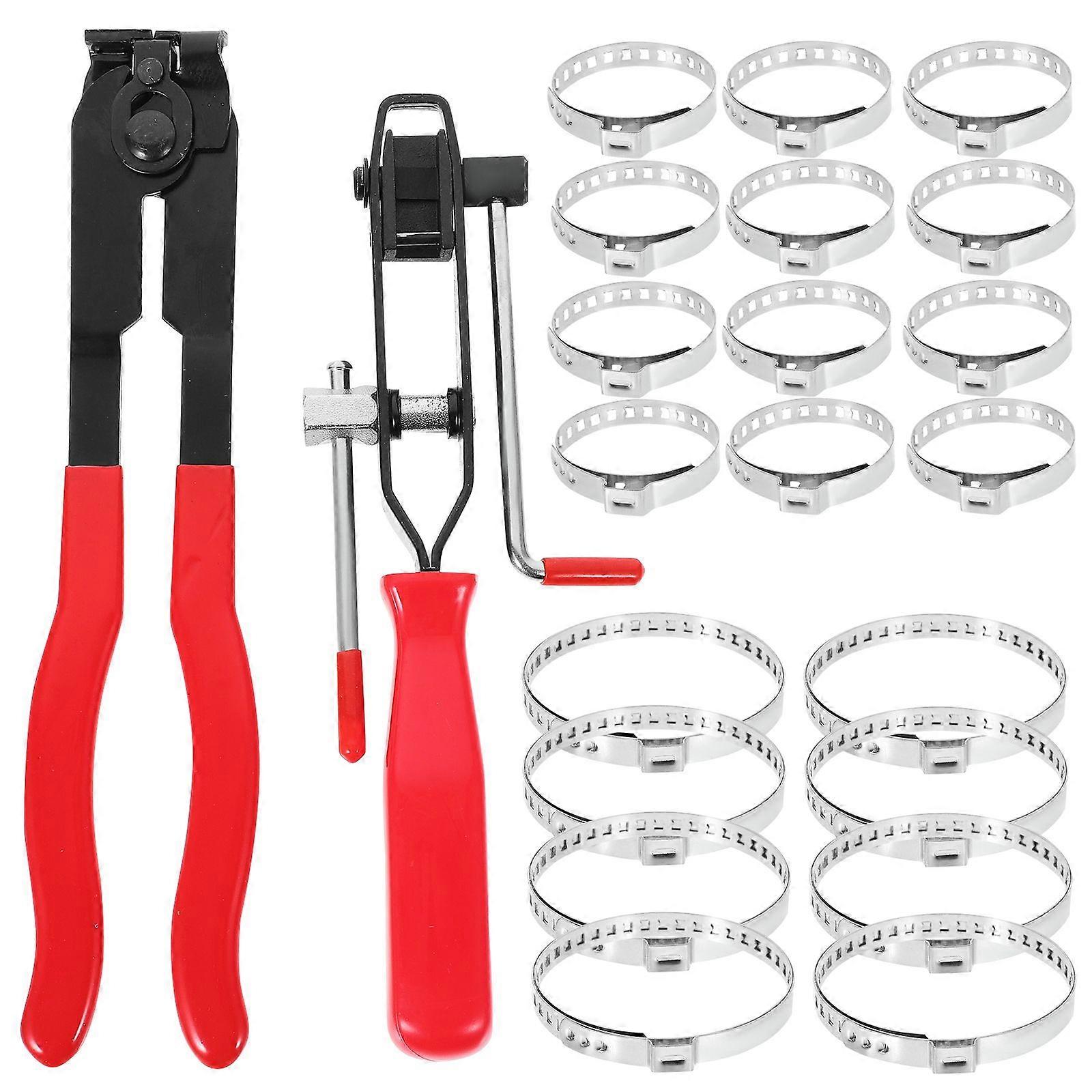 32 Pcs Hose Clamp Pliers Cv Boot Clamp Pliers Hose Removal Pliers Ear-type Clamp Tool