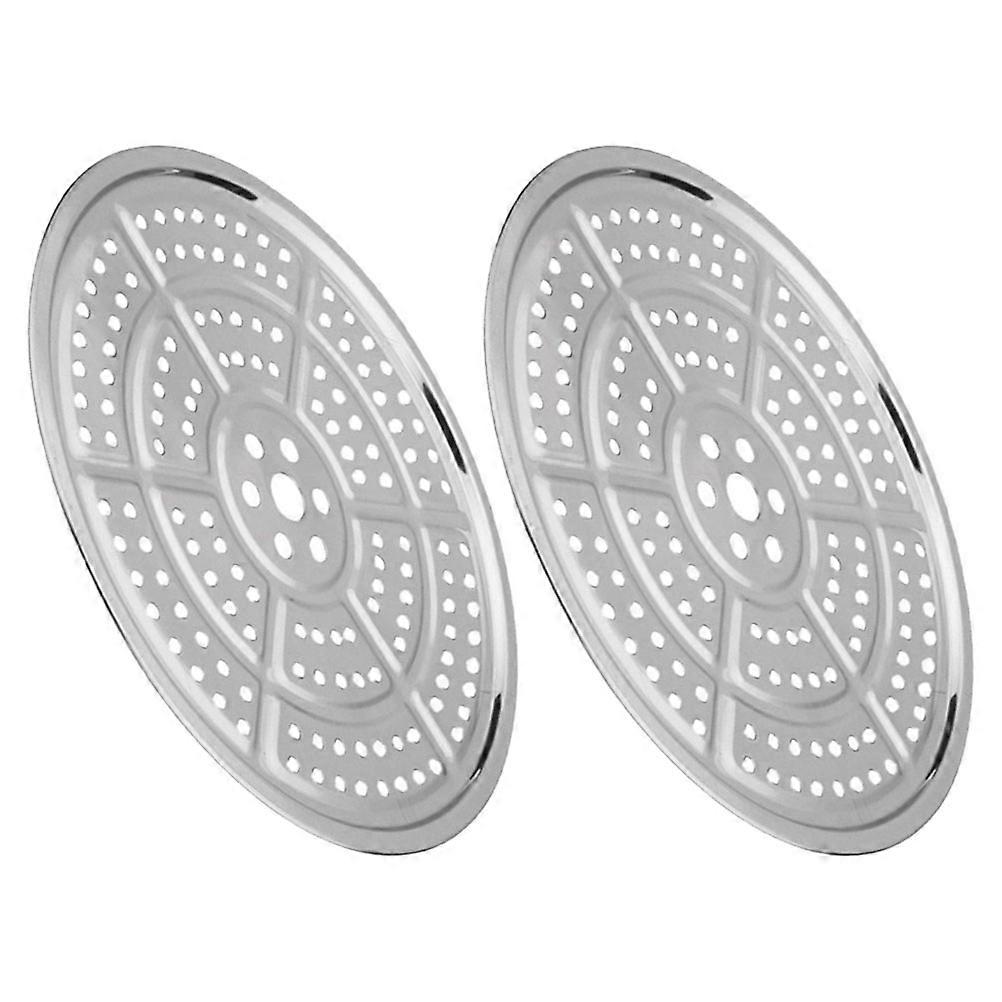 2pcs Steaming Tray Insert for Pressure Cookers & Air Fryers – Compact, Easy to Clean, Multi Use Cookware Accessory