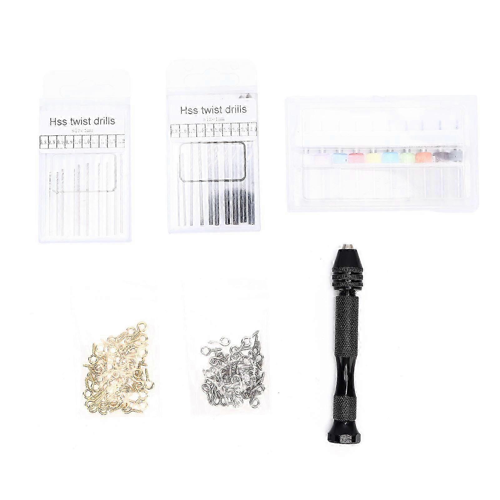 131Pcs/Set Hand Drill Bit Set Aluminum Alloy High Speed Steel Micro Twist Drills Bits for Processing
