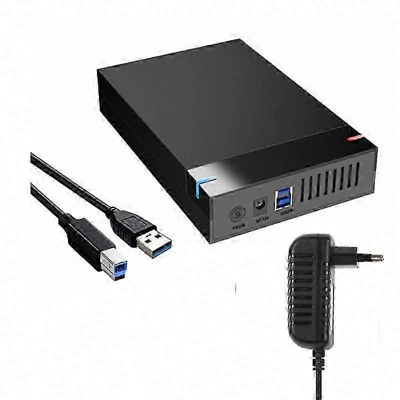 2.5/3.5 inch USB 3.0 HDD Enclosure SATA to USB External Hard Drive Adapter for PC Laptop up to 10TB