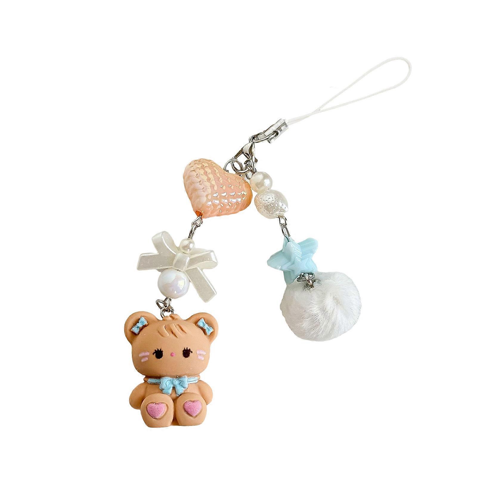Soft Resin Alloy Rabbit Bag Charm Comfortable Touch Suitable For Lovers Of Lovely Styles and Fashion Accessories Multicolor