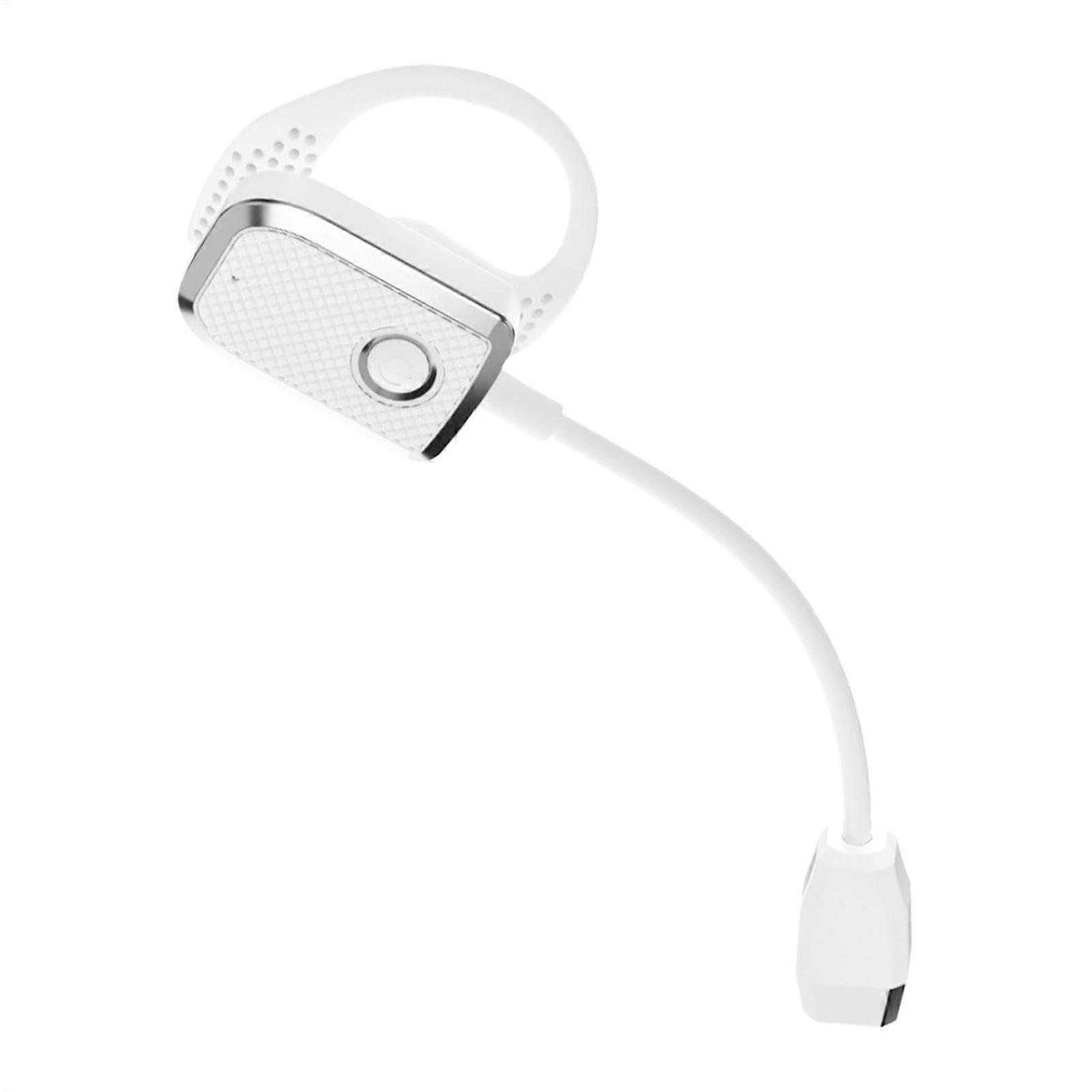 Rechargeable Reading Light ClipOn For Books And Tablets, Adjustable Brightness, USB Rechargeable, Compact, White