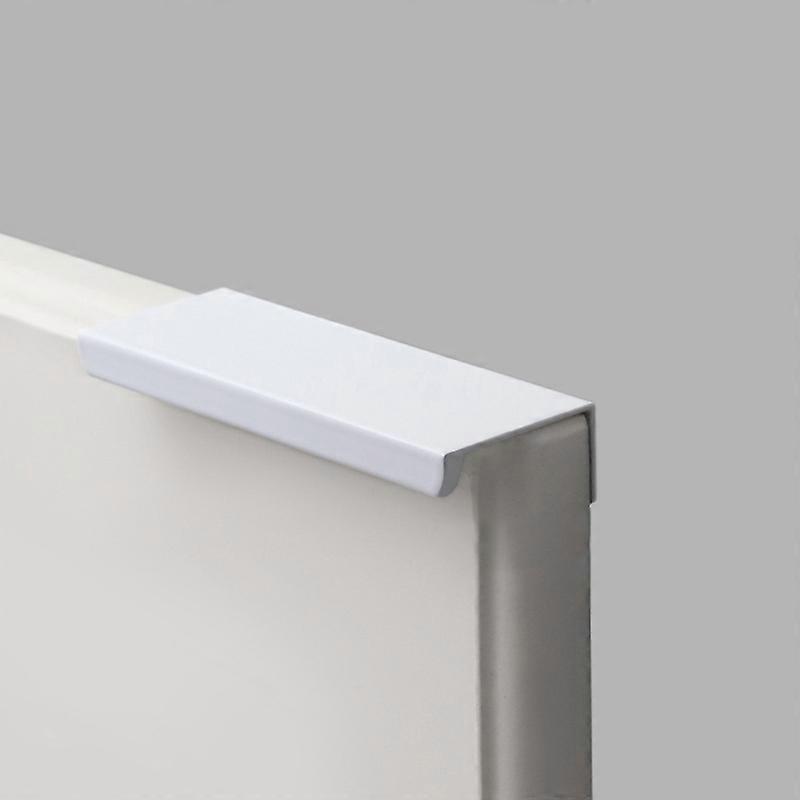 Aluminum Alloy Cabinet Pulls Handles Embedded Wardrobe Drawer Metal Pulls with 15mm Self-Tapping Scr