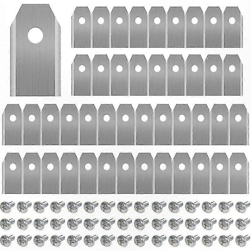 45 High-Performance Blades Compatible with Multiple Robotic Lawn Mowers, Includes 45 Screws for Models 105, 310, 315, 320 (3G-0.75mm Thickness) Spare 