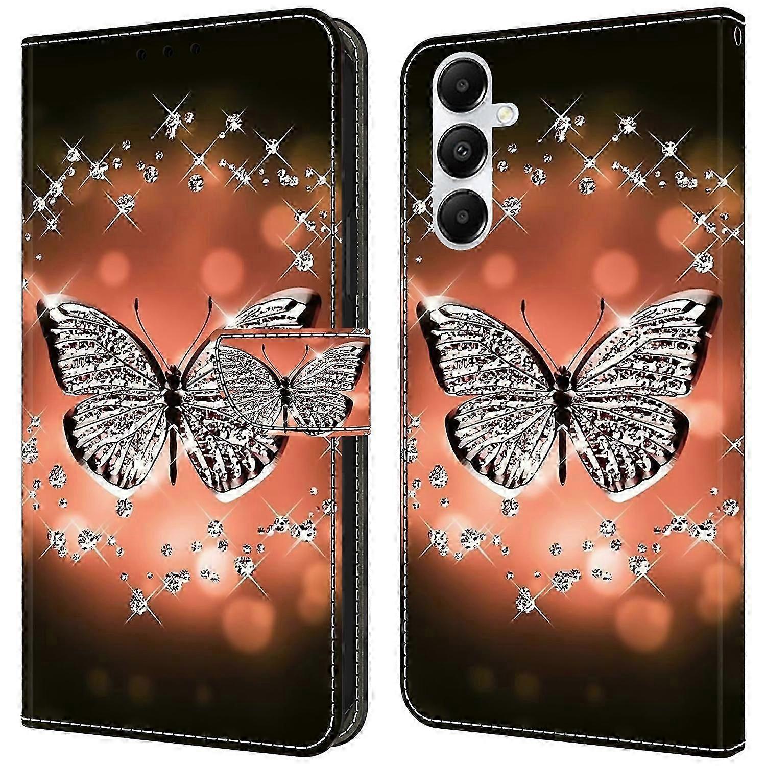 For Samsung Galaxy A25 5G (Global) (161.0 x 76.5 x 8.3mm) Wallet Case 3D Pattern Printing Cover Sz