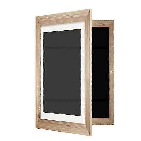 Opening children's art frame for easy display of artwork - Wooden wall/tabletop Cs fast
