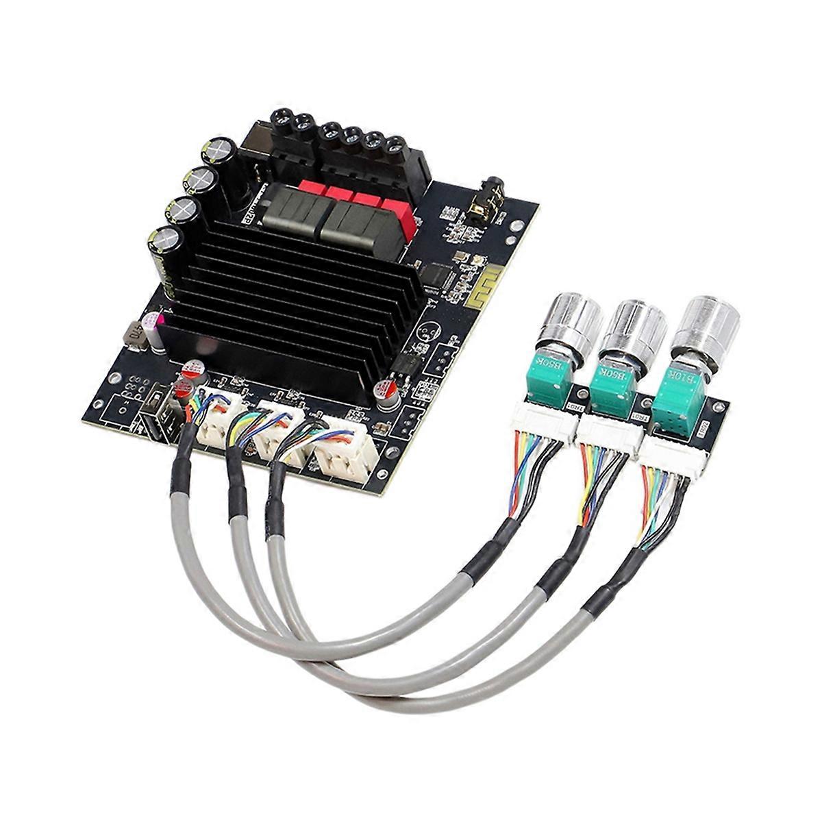 T1002P Upgrade 100Wx2 Bluetooth Digital Amplifier Board Audio Stereo Equalizer High Bass Adjustment TPA3221 Ultra 3116 B