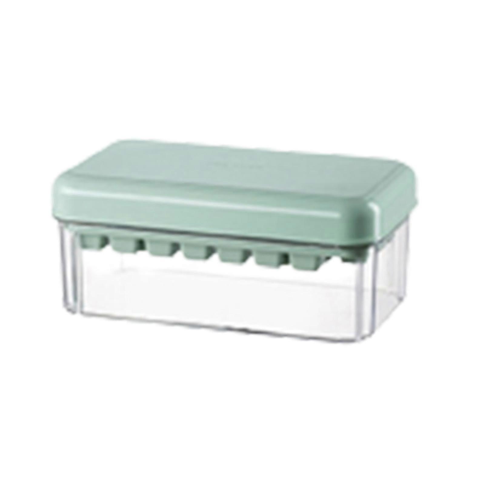Press-Type Lid Ice Cube Tray with Transparent Design for Crystal Clear, Long-Lasting Ice Cubes