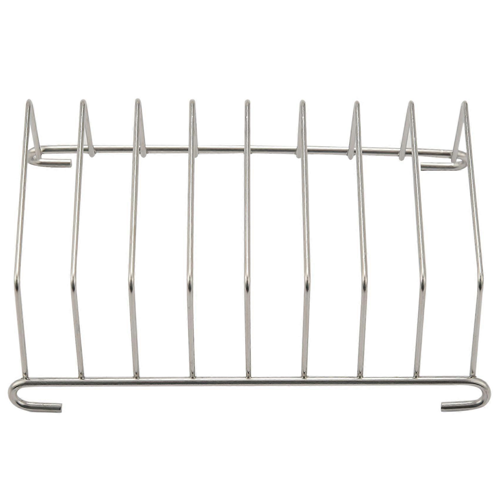 2 Pcs Toast Bread Rack Holder 8 Holes Tool Cooling Grid Bread Rack Rectangle Accessories Organizer