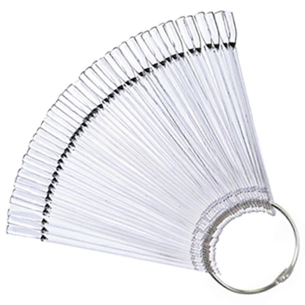 Nagelkunst Practice Templates ABS Material Nail Polish Palette for Beginners 50Pcs