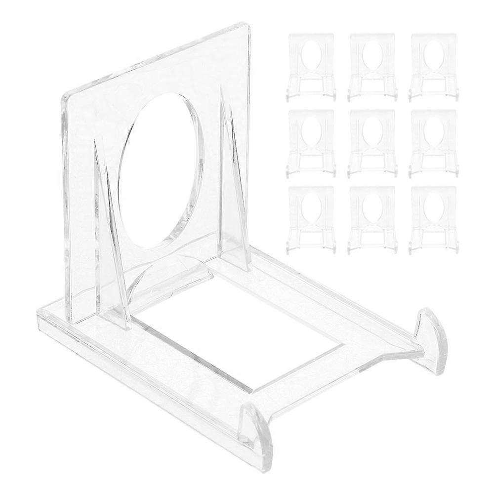 Stands for Display Acrylic Picture Frame Stands for Home Retail Wedding Sign Holder Transparent Adjustable Display 10Pcs
