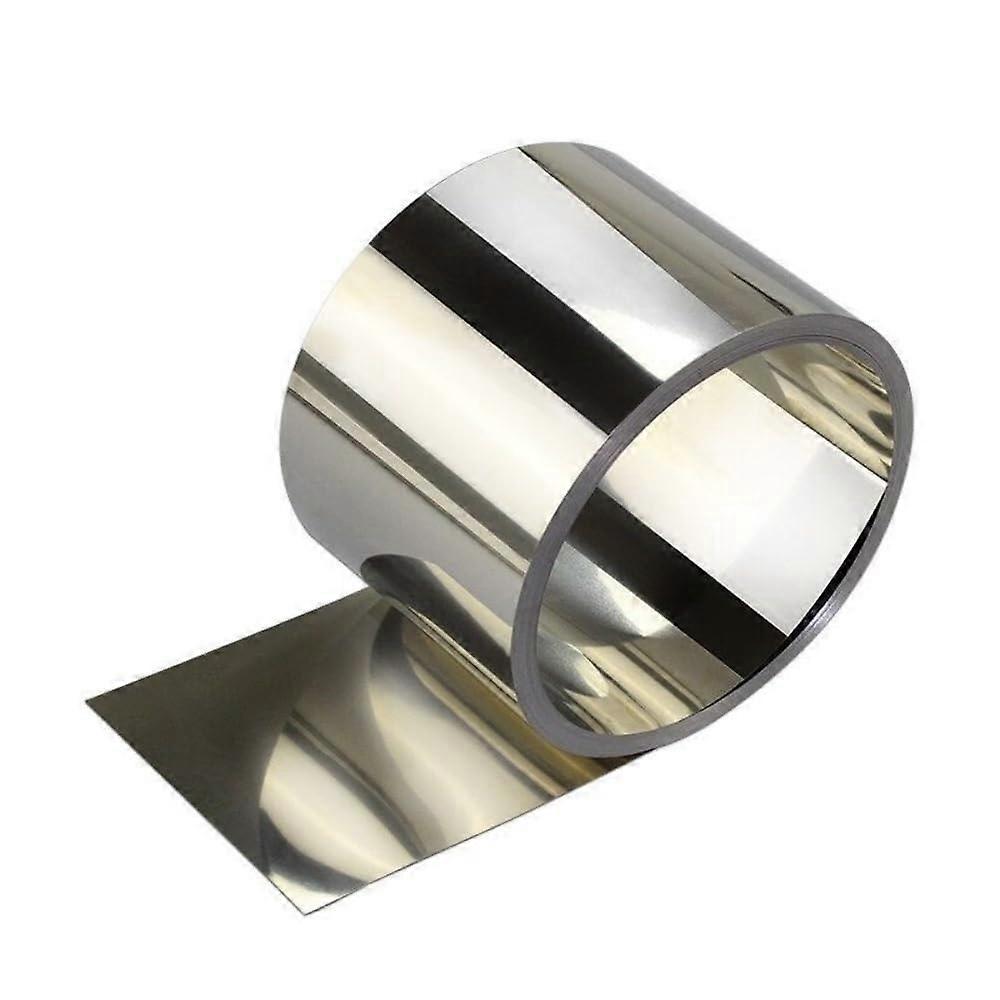 Elasticity 301 Stainless Steel Strip Roll 5M Long, Versatile Foil Sheet for Crafts and Precision Machinery(0.5mm x 20mm x 5 M)