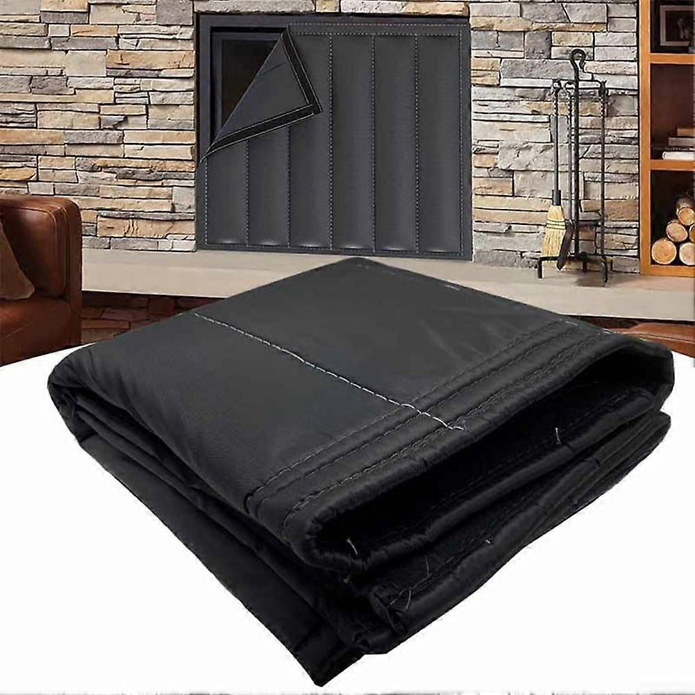 Fireplace Draft Stopper Blanket Model B With Thermal Insulation, Universal Fit, For Cozy Living Spaces
