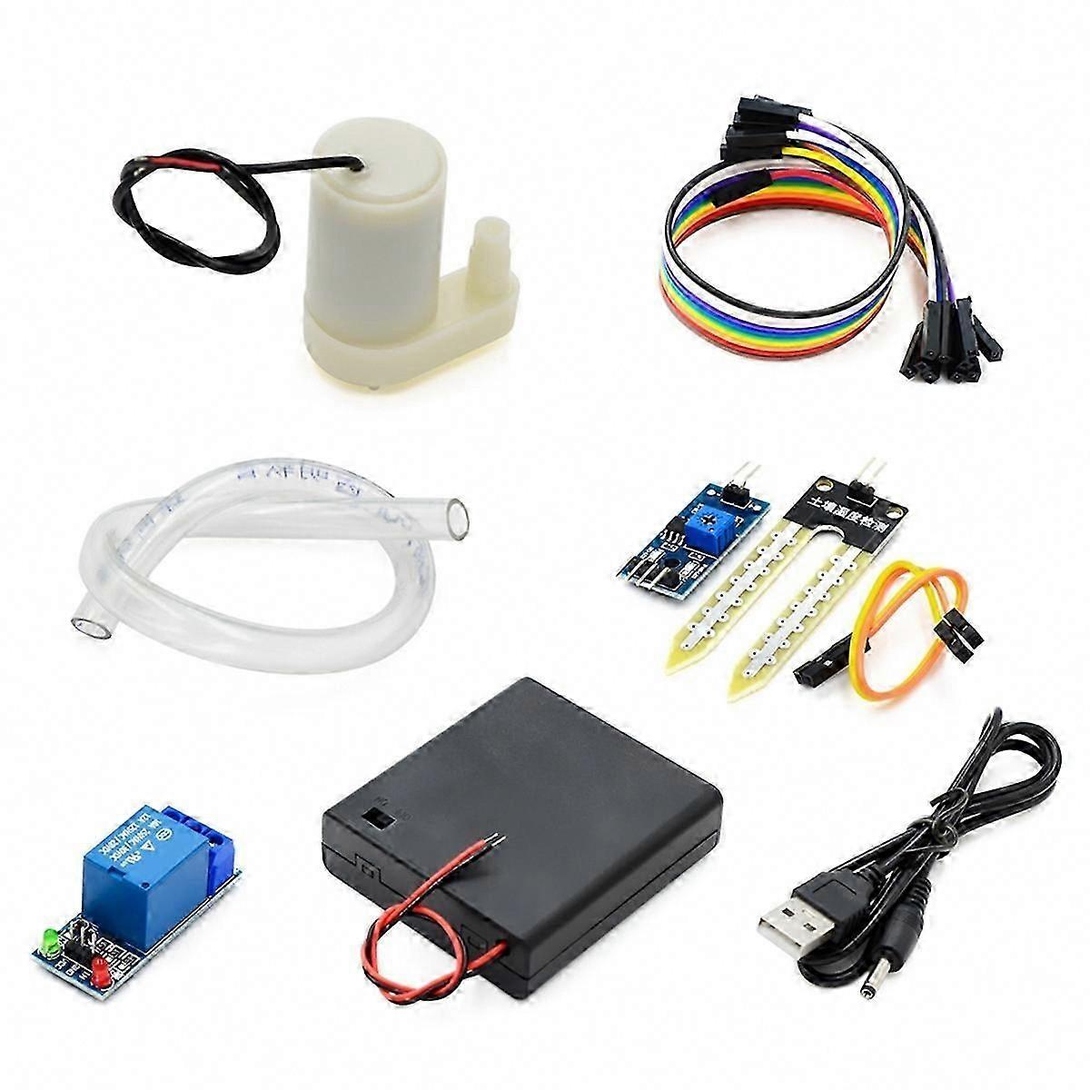 Automatic Irrigation DIY Kit with Water Pump and Soil Moisture Detection