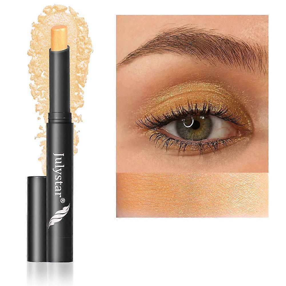 6 Colors Neutral Eyeshadow Stick, Matte Shimmer Cream Eye Shadow Pencil Crayon