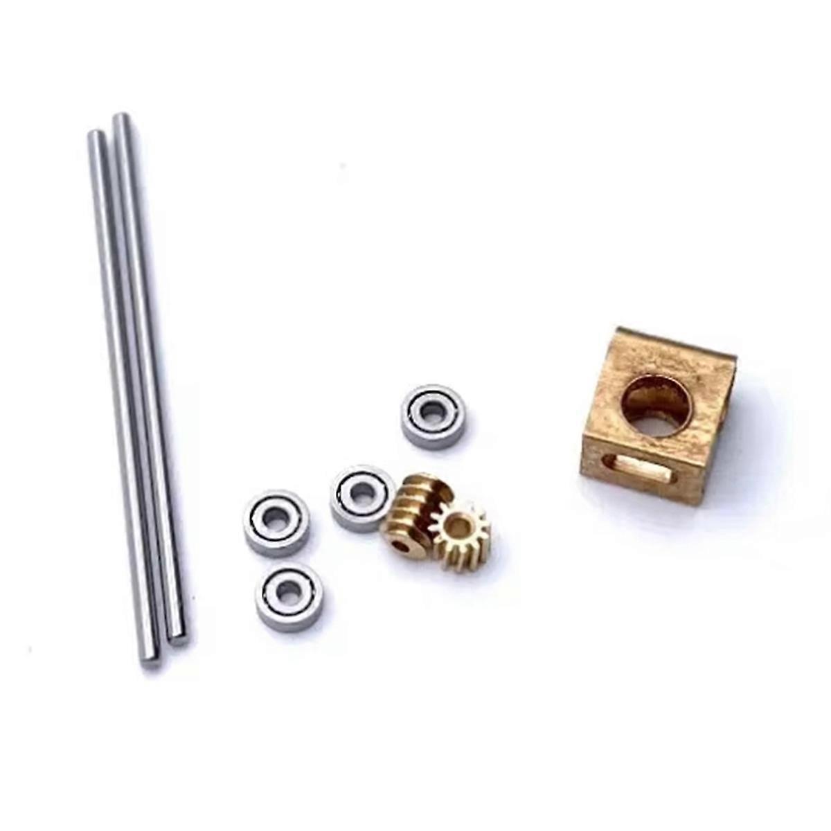 0.2M Turbine Worm Gear Micro-Type 90 mission Box 12-Times Reduction Mechanism DIY Car Model,A