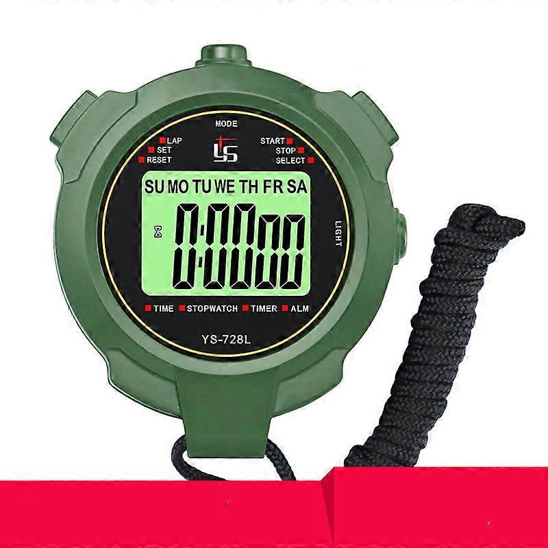 Silent Sports Stopwatch with Backlight, Digital Stopwatch, Sports ...