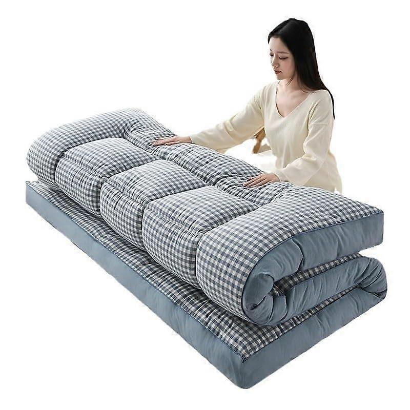 Japanese Futon Mattress Roll Up Sleeping Mat For Dormitory And Sofa Bed Portable Thick 90x200 Cm Single Double Full Size