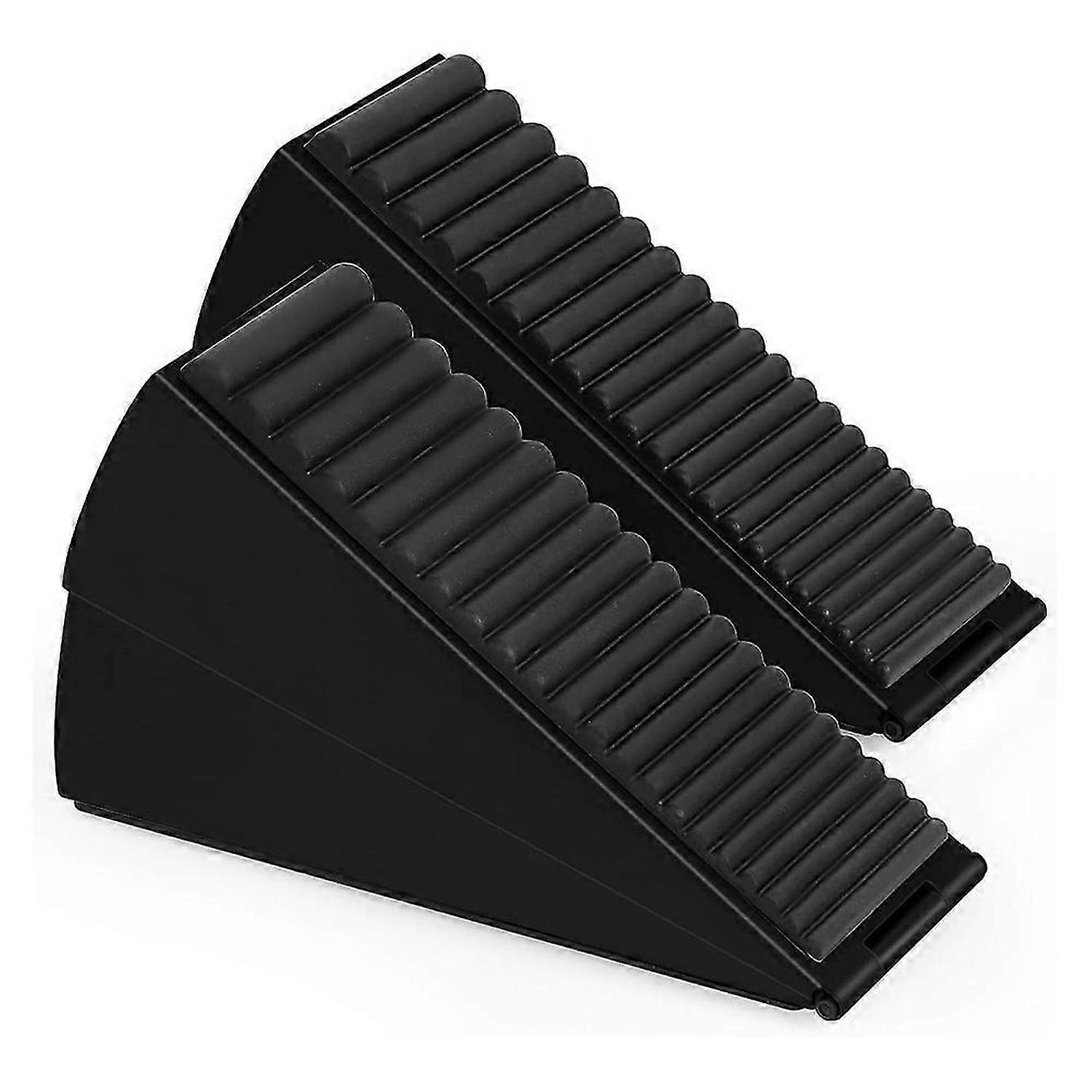 Heavy Duty Door Stopper,2Pack Adjustable Spring Large Door Stopper,