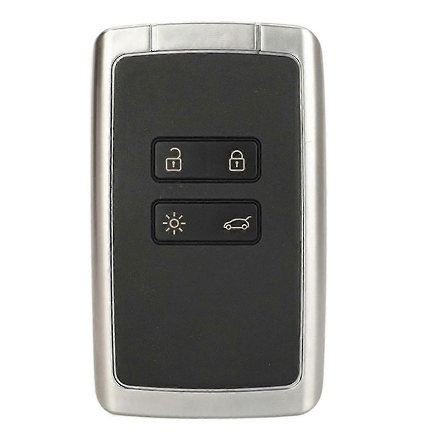 Suitable for 4-Button Smart Remote Control Car Key 434mhz-4A Chip Silver Back Flat