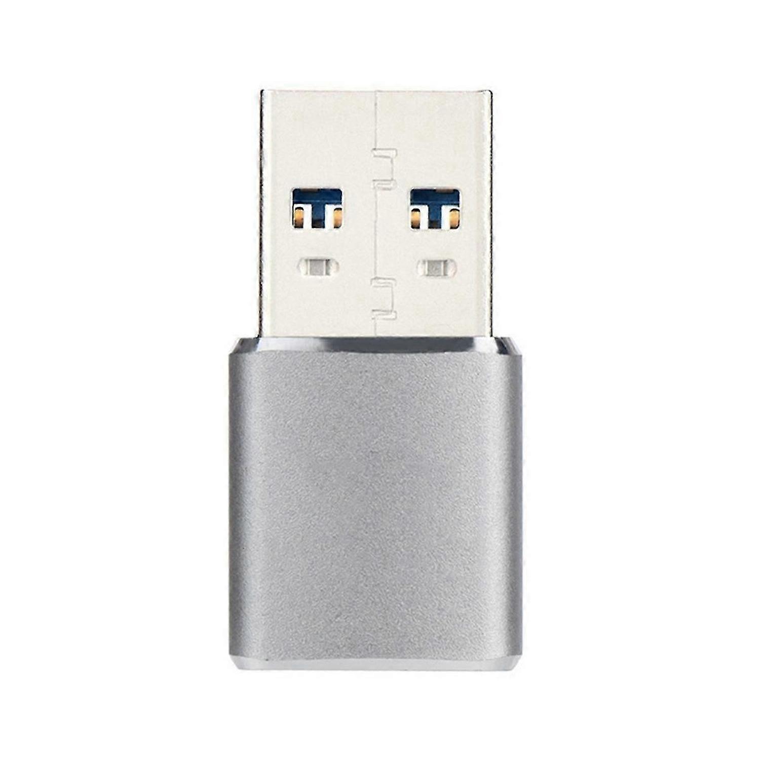 Mini USB 3.0 Memory Card Reader Adapter for Card/TF Card Reader Adapter Pc Computer Laptop Silver