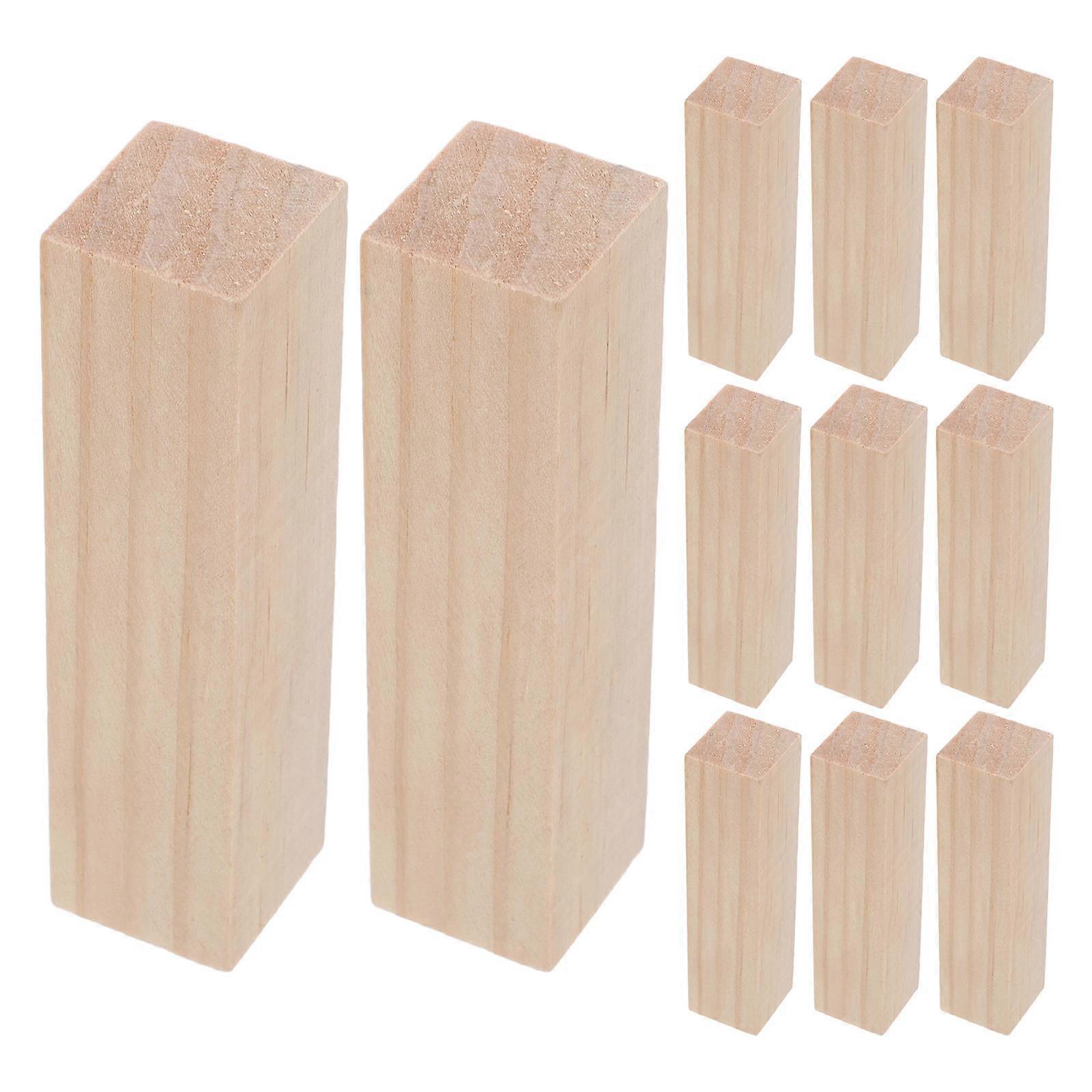 Wood Burning Blanks Unfinished Wood Blocks for Craft 40Pcs Set