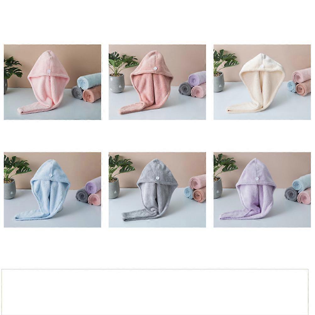 Quick Drying Towel Dry Hair Cap for Fast Hair Drying Purple