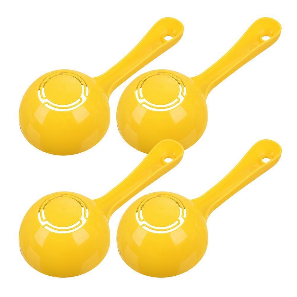 Nonstick Rice Paddle: 4Pcs Ergonomic Heat Resistant Spoon for Daily Cooking and Catering Services with Unique Rice Ball Mold Feature