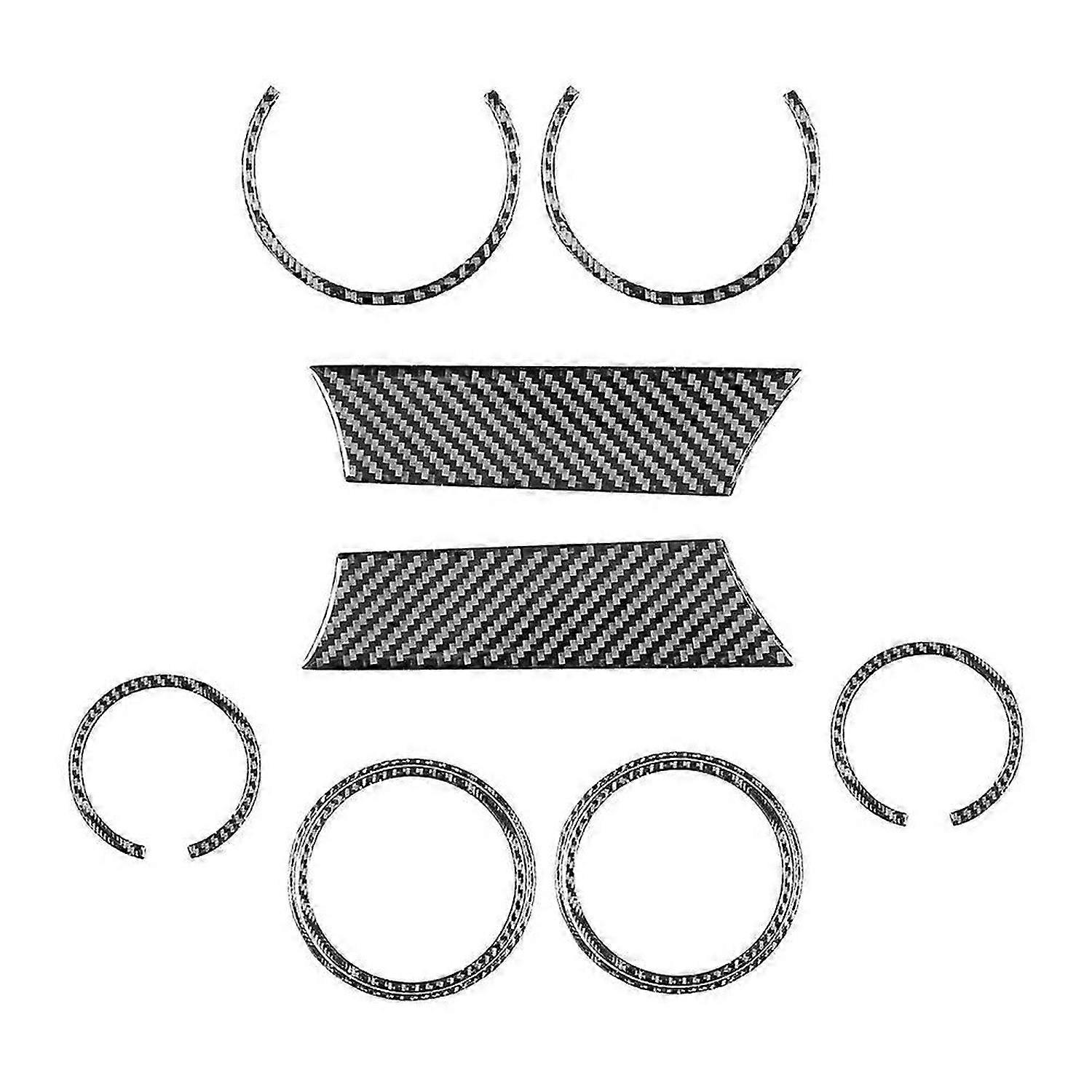 Door Handle Pull + Door Audio Speaker Ring Sticker for Mini