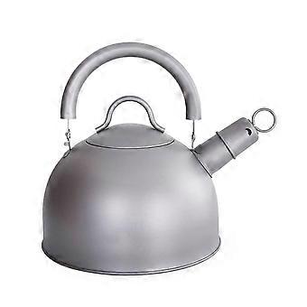 Pure Titanium Kettle Théière, Titanium Pot Outdoor Camping Cafetière portable pour la fabrication du thé