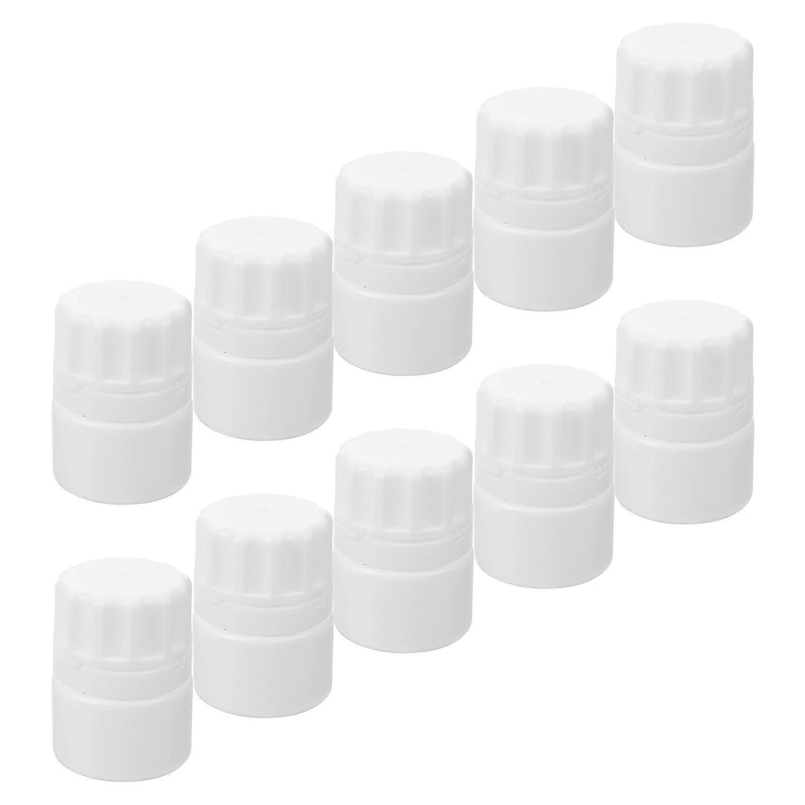 Medication Storage Organizer 10Pcs Empty Bottle Holder For Daily Use Travel Vet Offices 5.00X3.70X3.70Cm Portable